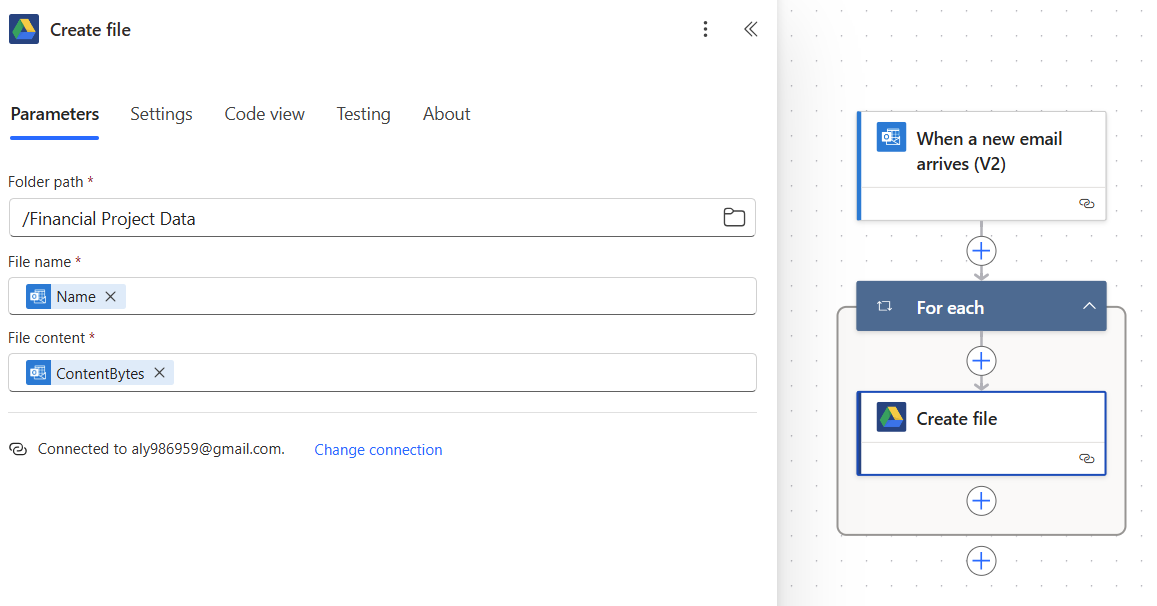 store in google drive